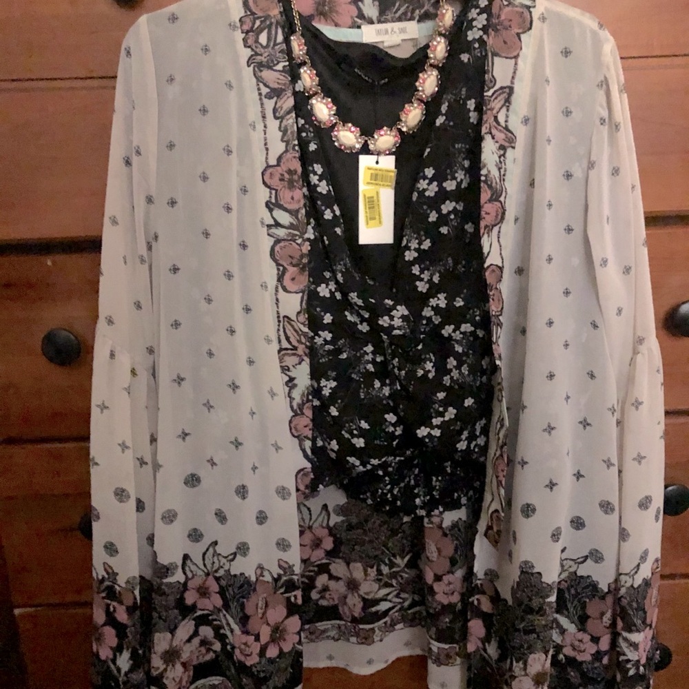 Taylor & Sage Wrap Around Shrug - image 1